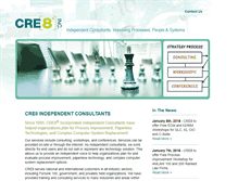 Tablet Screenshot of cre8inc.com